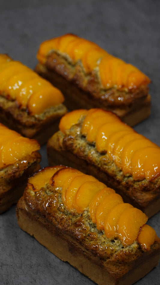 Peach Black Tea Loaf Cake