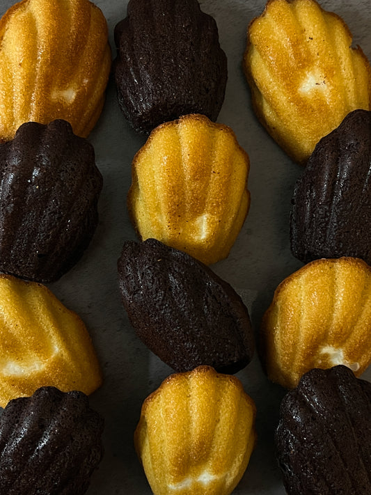 Madeleine Duo (Christmas Special - Chocolate [10 pcs] and Mochi [10 pcs])