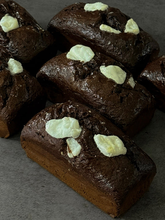 Dark Chocolate Mochi Loaf